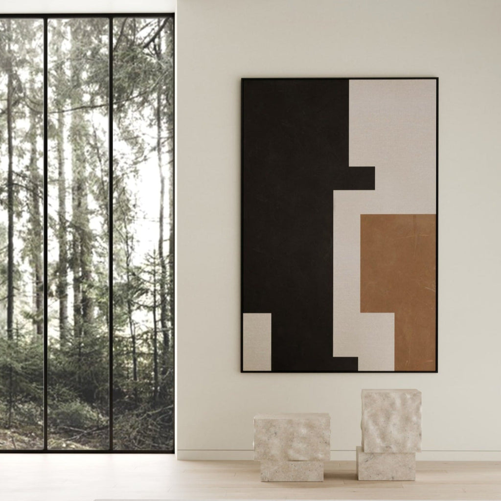 Temple Coffee Table. Tall - Limestone